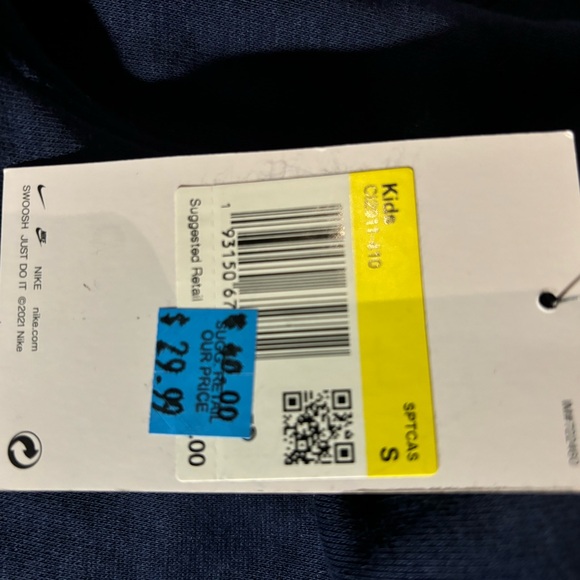 Nike Navy Blue Joggers - Picture 2 of 4